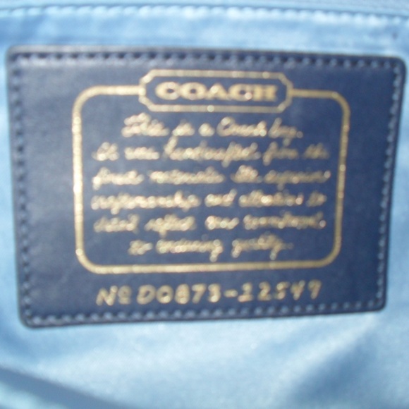 Coach denim purse - Picture 4 of 4